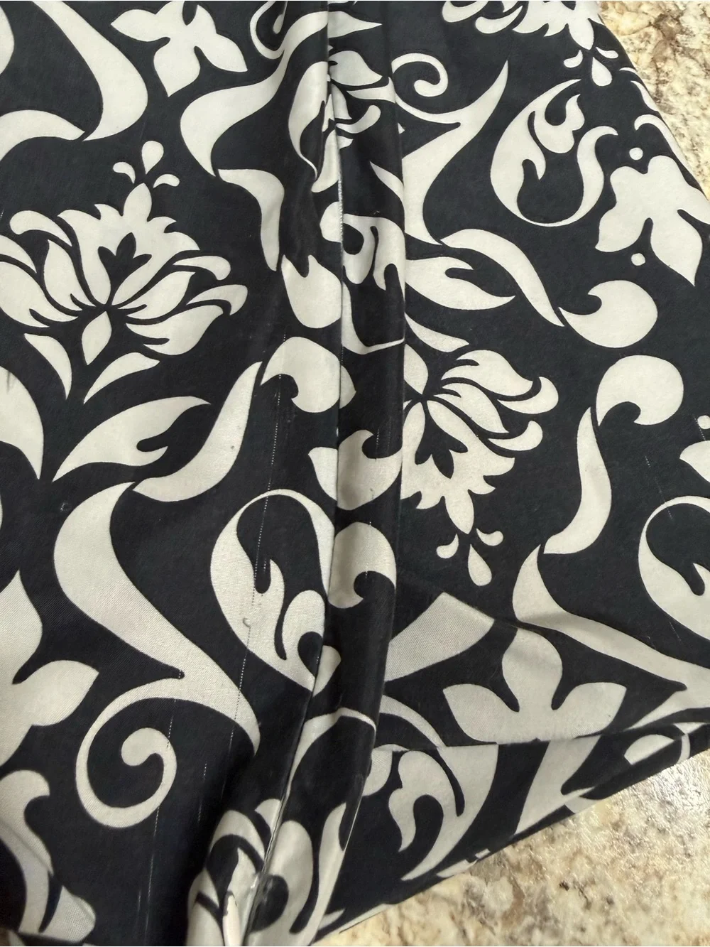 Black and White Damask Decorative Pillow Cover - Classic Home Bedding